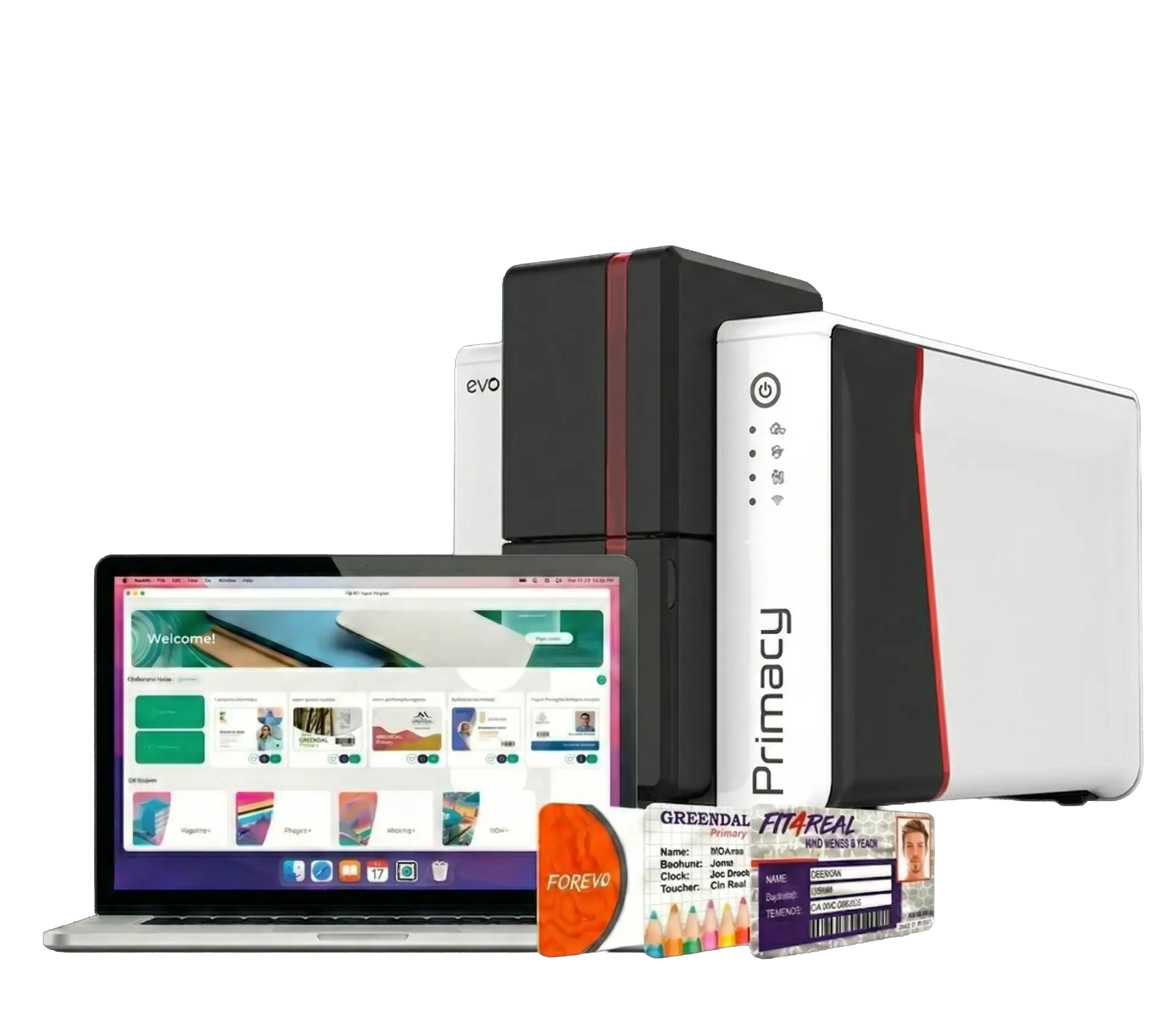 Impresora de carnets Evolis Primacy 2 para la solución Starter